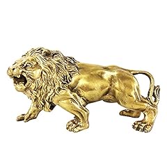 Ottone leone scultura usato  Spedito ovunque in Italia 