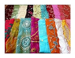 Sari fabric remnant for sale  Delivered anywhere in USA 