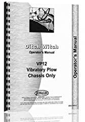 Ditch Witch VP-12 Vibratory Plow Operators Manual for sale  Delivered anywhere in USA 