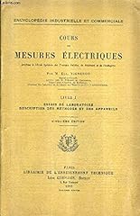 Cours mesures electriques d'occasion  Livré partout en France