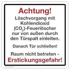 Warnaufkleber achtung ersticku gebraucht kaufen  Wird an jeden Ort in Deutschland