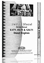 Used, Detroit 6V-71, 8V-71, 12V-71 Engine Service Manual for sale  Delivered anywhere in USA 
