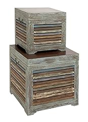 Deco wood trunk for sale  Delivered anywhere in USA 