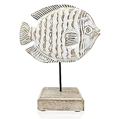 Wooden fish sculpture for sale  Delivered anywhere in USA 