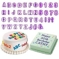 40pcs alphabet cookies for sale  Delivered anywhere in UK