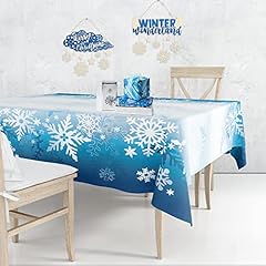 Snowflake tablecloth x108 for sale  Delivered anywhere in USA 