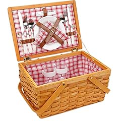 Picnic basket set for sale  Delivered anywhere in USA 