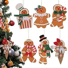 Piece gingerbread ornaments for sale  Delivered anywhere in USA 
