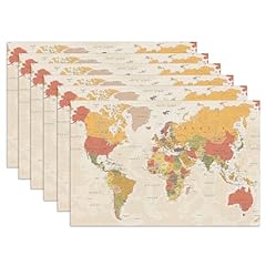 Map placemats set for sale  Delivered anywhere in USA 