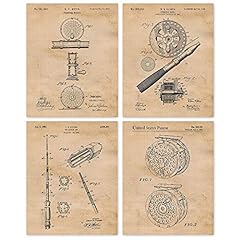 Vintage fishing patent for sale  Delivered anywhere in USA 