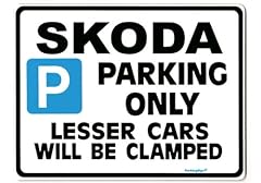 Skoda parking sign for sale  Delivered anywhere in UK