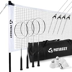 Patiassy portable badminton for sale  Delivered anywhere in USA 