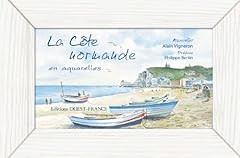 Côte normande aquarelles d'occasion  Livré partout en France