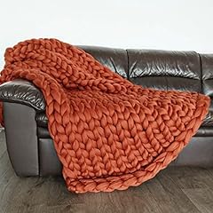 Chunky knit throw for sale  Delivered anywhere in USA 