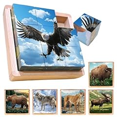 Wooden cube puzzle for sale  Delivered anywhere in USA 