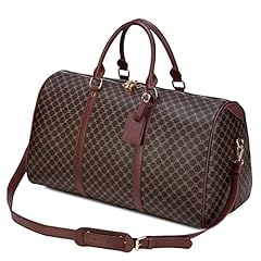 Travel Duffel Bag for Men & Women Leather Overnight for sale  Delivered anywhere in USA 