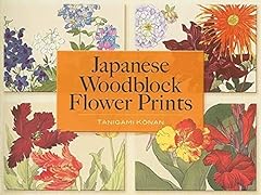 Japanese woodblock flower for sale  Delivered anywhere in USA 