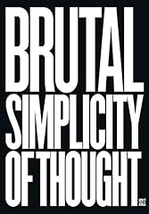 Brutal simplicity thought gebraucht kaufen  Wird an jeden Ort in Deutschland