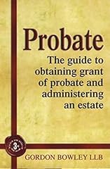 Probate guide obtaining for sale  Delivered anywhere in UK