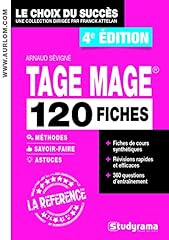 120 fiches tage d'occasion  Livré partout en France