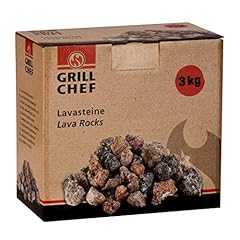 Grillchef lavasteine 3kg gebraucht kaufen  Wird an jeden Ort in Deutschland