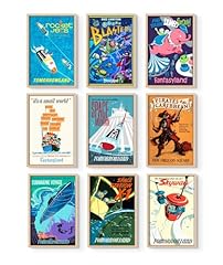 Disneyland rides poster for sale  Delivered anywhere in USA 