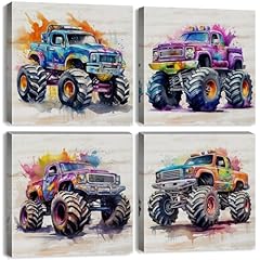 Colorful monster truck for sale  Delivered anywhere in USA 