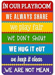 Playroom rules sign for sale  Delivered anywhere in USA 