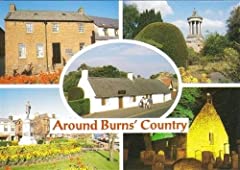 Postcard SCOTLAND Burns House DUMFRIES Statue AYR Monument, used for sale  Delivered anywhere in UK