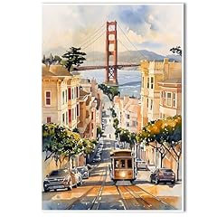 Watercolor san francisco for sale  Delivered anywhere in USA 