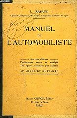Manuel pratique automobiliste d'occasion  Livré partout en France