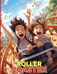 Roller coaster coloring for sale  Delivered anywhere in UK