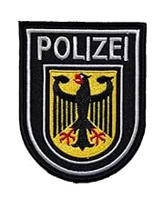 Aufnäher Deutschland Polizei Republik Deutschland Adler gebraucht kaufen  Wird an jeden Ort in Deutschland