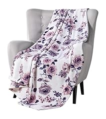 Decorative floral fleece for sale  Delivered anywhere in USA 