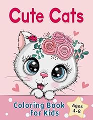 Cute cats coloring for sale  Delivered anywhere in UK