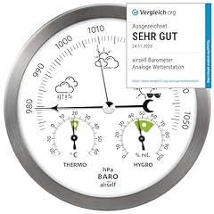 Wetterstation analog edelstahl gebraucht kaufen  Wird an jeden Ort in Deutschland
