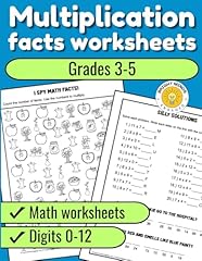 Multiplication facts worksheet for sale  Delivered anywhere in USA 