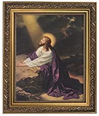 Gerffert Collection Christ in Gethsemane Garden Framed, used for sale  Delivered anywhere in Canada