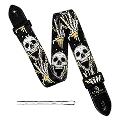 Skull guitar strap for sale  Delivered anywhere in UK