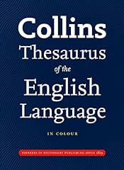 Collins thesaurus english for sale  Delivered anywhere in UK