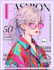 Fashion anime coloring for sale  Delivered anywhere in USA 