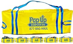 Pop Up Dumpster Bag - Yellow Flexible Dumpster Bag, used for sale  Delivered anywhere in USA 