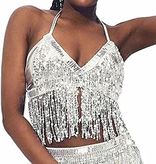 Sequin halter top for sale  Delivered anywhere in UK