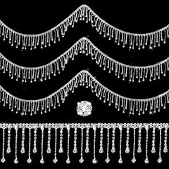 90cm strasssteine tassel gebraucht kaufen  Wird an jeden Ort in Deutschland