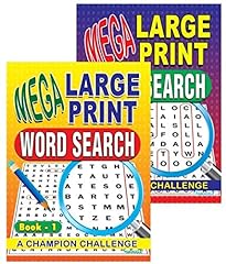 Martello P2174 Mega Large Print A4 Word Search Puzzle for sale  Delivered anywhere in UK