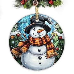 Snowman christmas ornaments for sale  Delivered anywhere in USA 