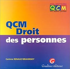 Qcm droit d'occasion  Livré partout en Belgiqu