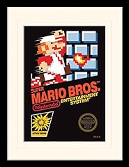 1art1 Super Mario Poster Bros. Nes Cover Quadro In Cornice Con Pregiato Passepartout | Immagini A Parete | In Una Cornice 40x30 cm usato  Spedito ovunque in Italia 