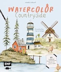 Watercolor countryside hyggeli gebraucht kaufen  Wird an jeden Ort in Deutschland