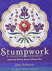 Stumpwork goldwork embroidery for sale  Delivered anywhere in UK